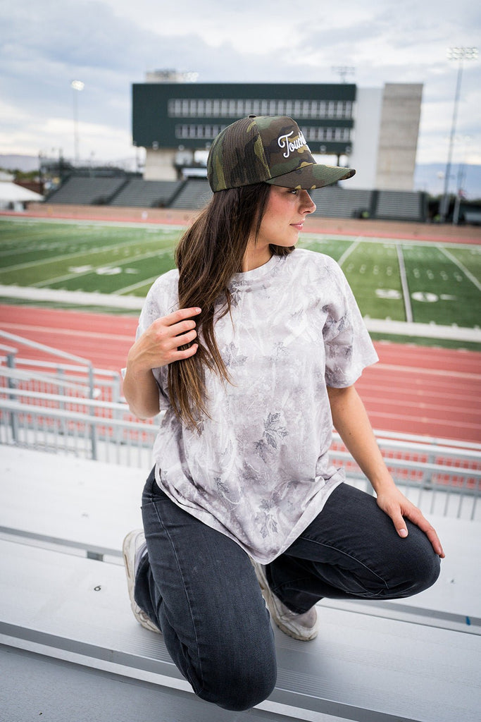 Oversized Light Camo Tee - Pepper & Pearl Boutique