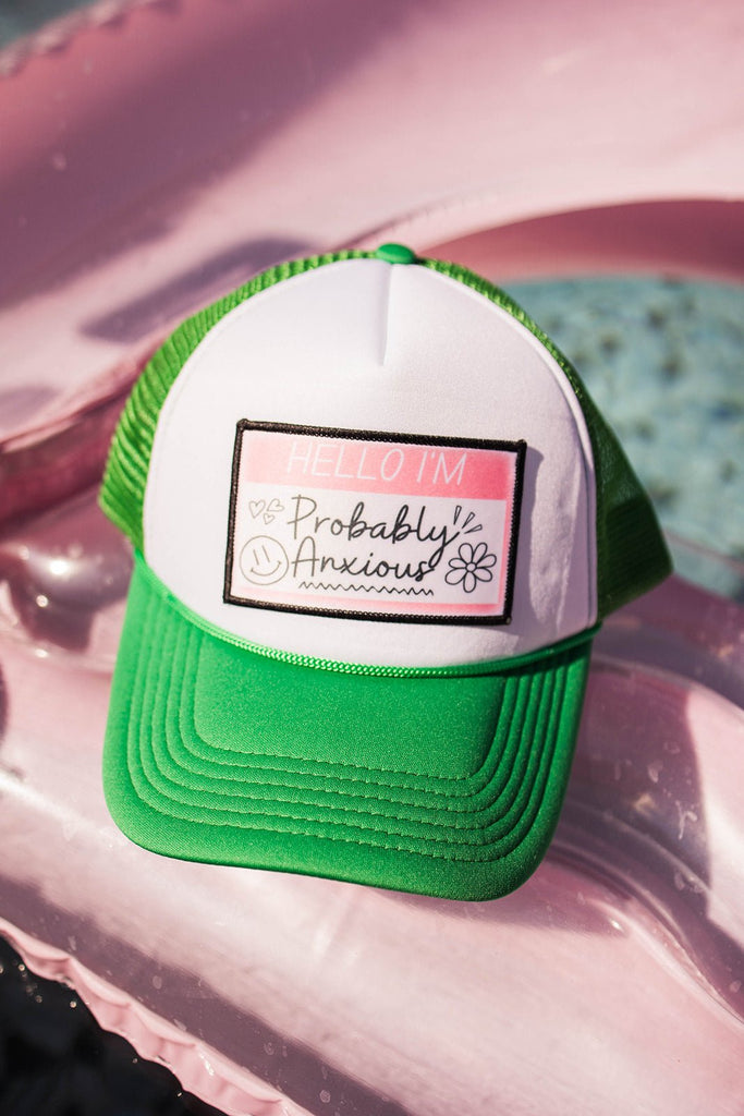 Probably Anxious Patch Trucker Hat - Pepper & Pearl Boutique