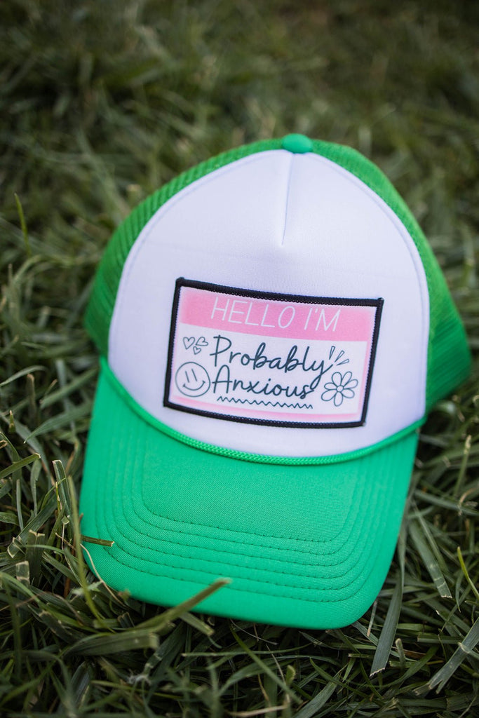 Probably Anxious Patch Trucker Hat - Pepper & Pearl Boutique