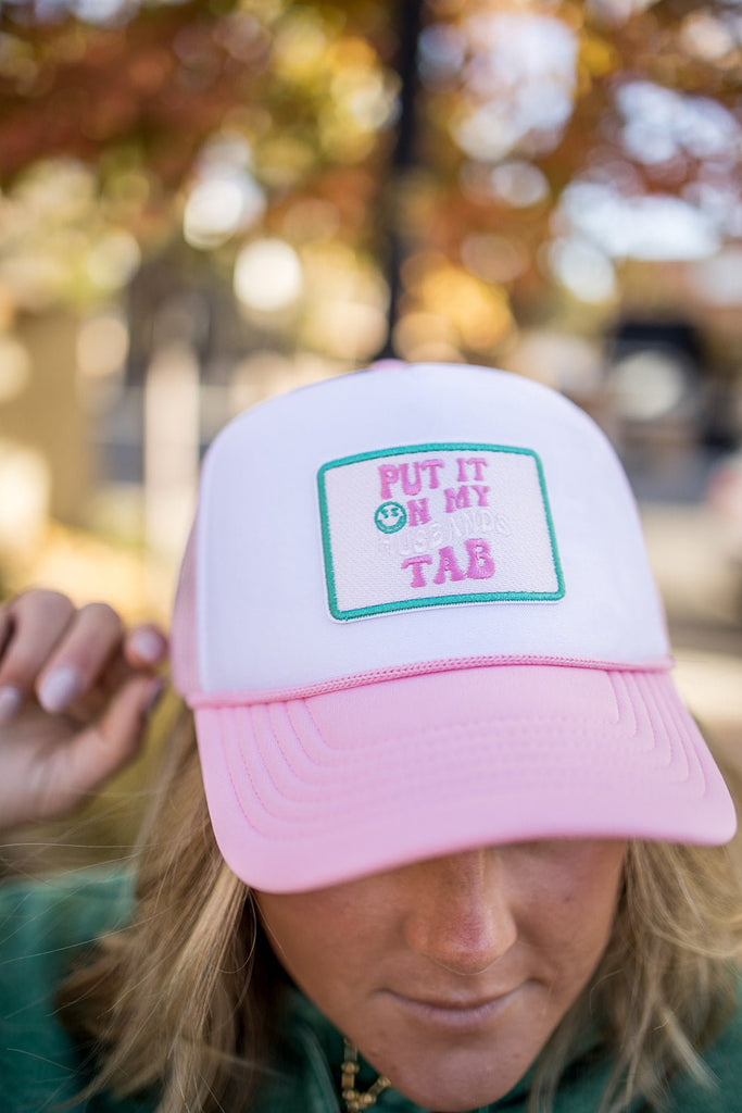 Put It On My Husbands Tab Trucker Hat - Pepper & Pearl Boutique