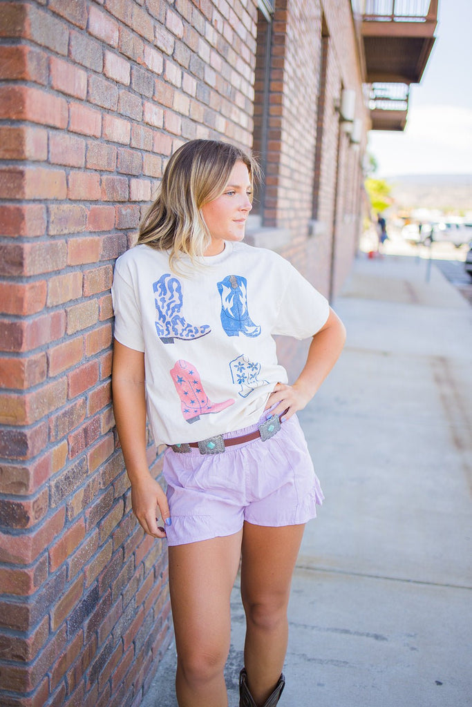 Ruffled Hem Shorts - Pepper & Pearl Boutique