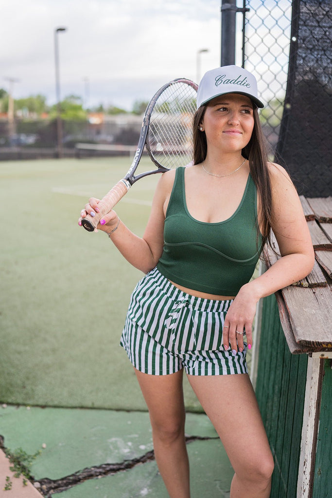 Seamed Underbust Seamless Crop Tank Top - Pepper & Pearl Boutique