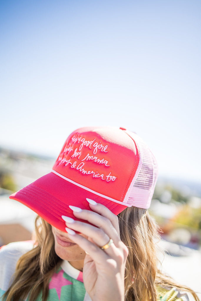 Shes a Good Girl Trucker Hat - Pepper & Pearl Boutique