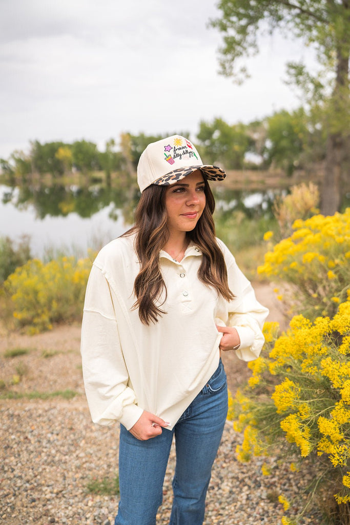 Snap Button Knit Top - Pepper & Pearl Boutique
