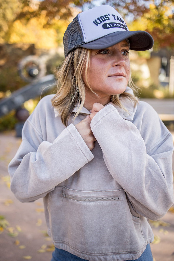 Snap Front Pullover - Pepper & Pearl Boutique