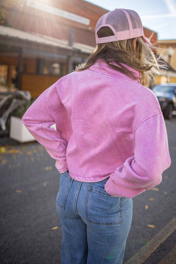 Snap Front Pullover - Pepper & Pearl Boutique