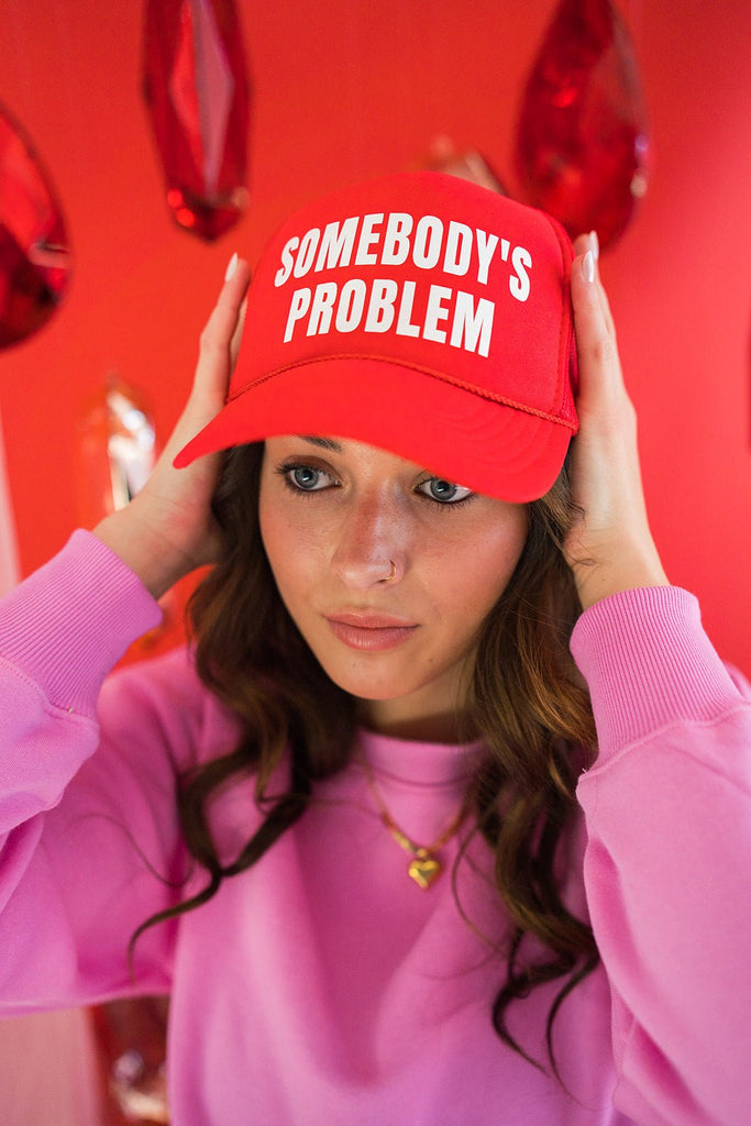 Somebody's Problem Trucker Hat - Pepper & Pearl Boutique