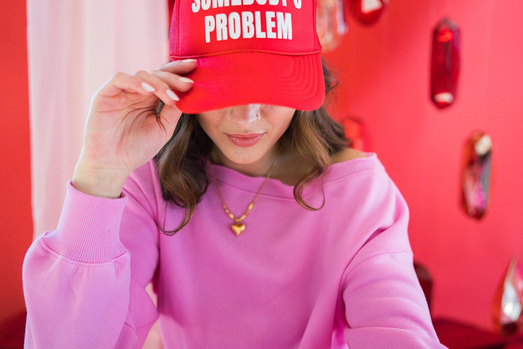 Somebody's Problem Trucker Hat - Pepper & Pearl Boutique