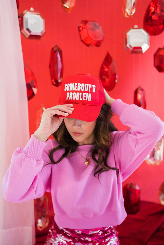 Somebody's Problem Trucker Hat - Pepper & Pearl Boutique