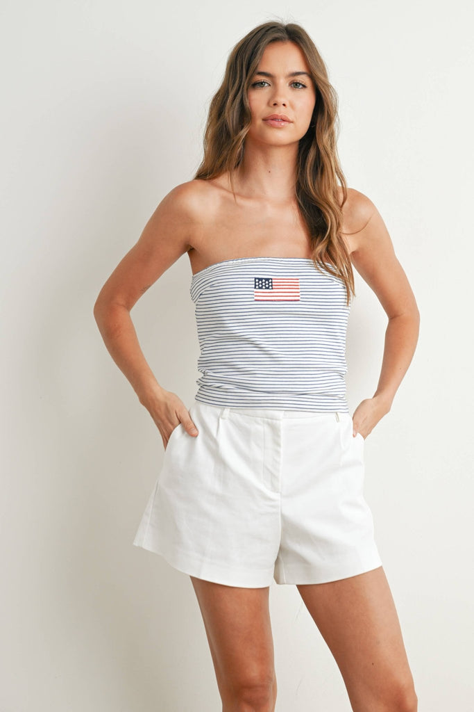 Stars and Stripes Tube Top - Pepper & Pearl Boutique