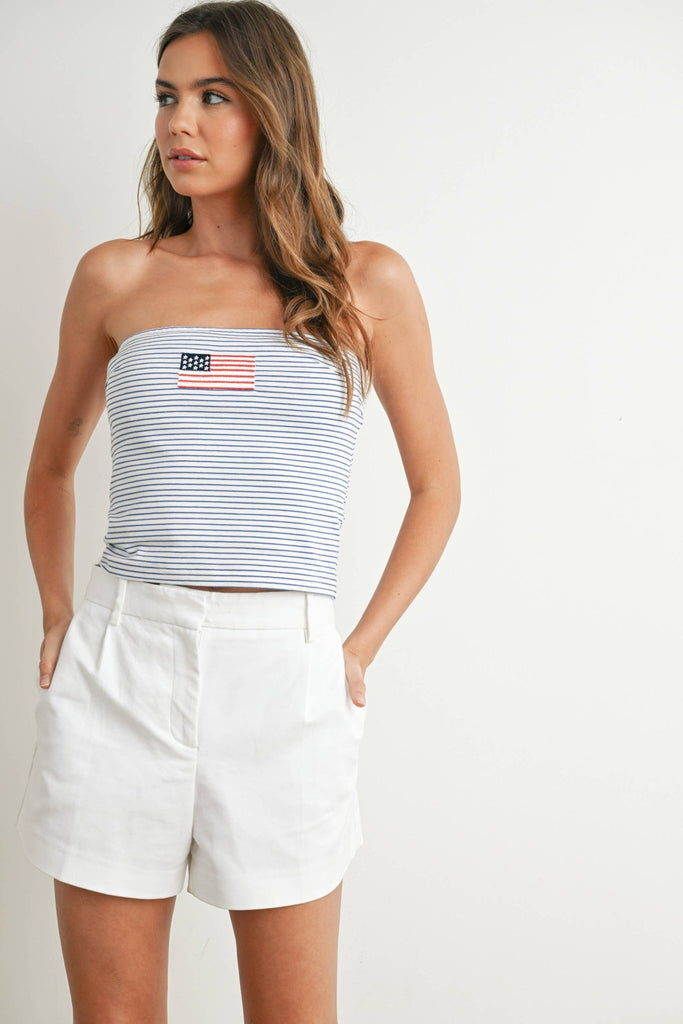 Stars and Stripes Tube Top - Pepper & Pearl Boutique