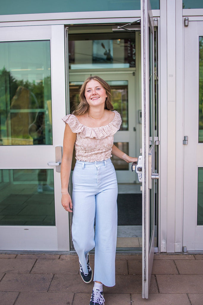 Straight Wide Leg Denim Pants - Pepper & Pearl Boutique