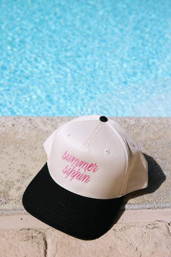 Summer Sippin 5 Panel Cap - Pepper & Pearl Boutique