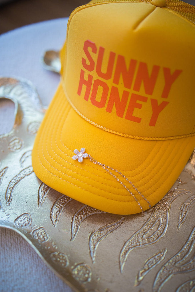 Sunny Honey Trucker Hat - Pepper & Pearl Boutique