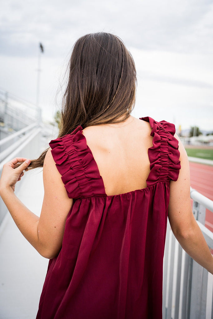 Tie Breaker Babydoll Dress - Pepper & Pearl Boutique