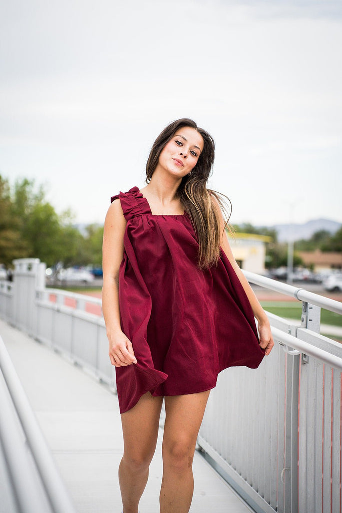 Tie Breaker Babydoll Dress - Pepper & Pearl Boutique