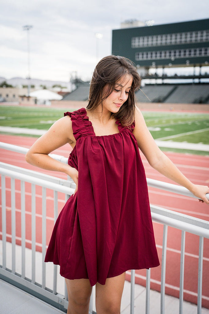 Tie Breaker Babydoll Dress - Pepper & Pearl Boutique