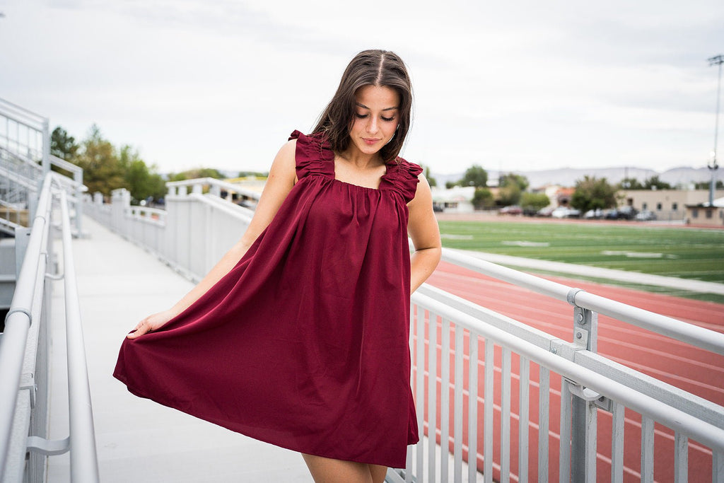 Tie Breaker Babydoll Dress - Pepper & Pearl Boutique