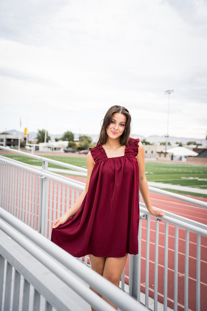Tie Breaker Babydoll Dress - Pepper & Pearl Boutique