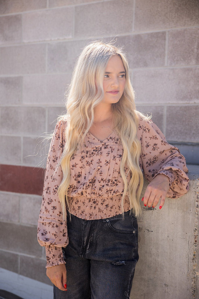 All At Once Floral Top - Pepper & Pearl Boutique