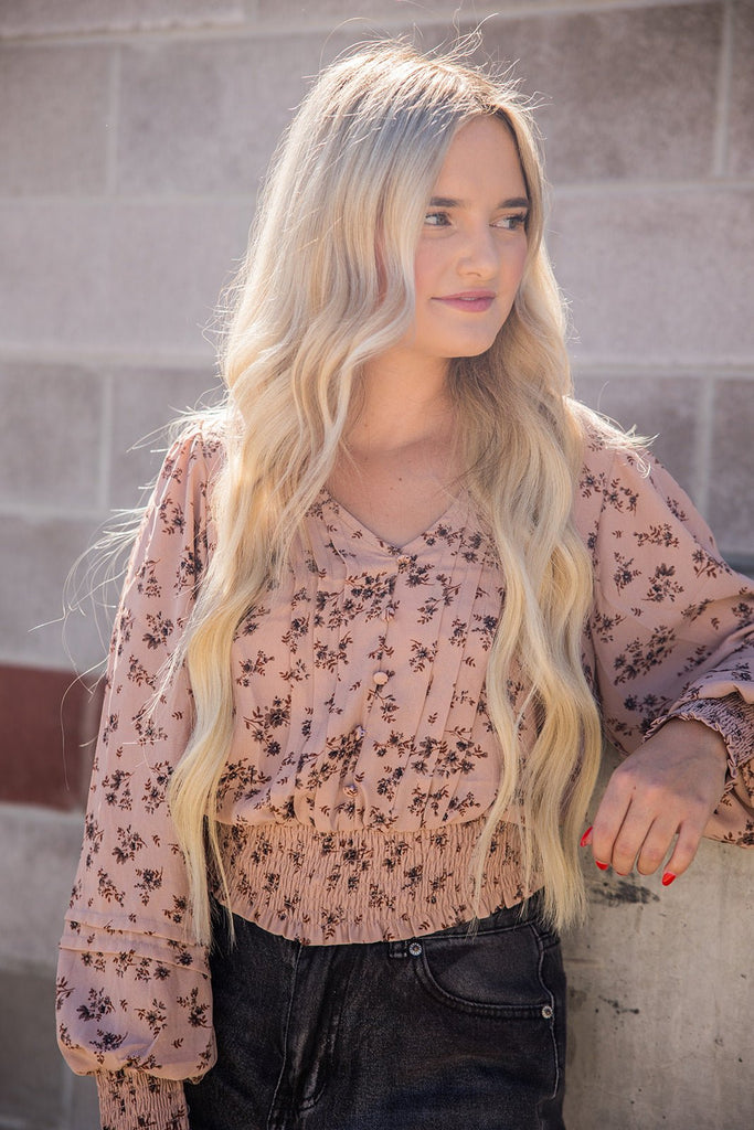 All At Once Floral Top - Pepper & Pearl Boutique