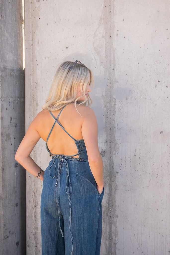 Always On My Mind Wide Leg Jumpsuit - Pepper & Pearl Boutique