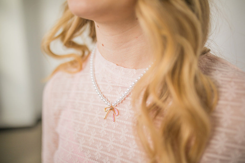 Bow Charm Necklace - Pepper & Pearl Boutique