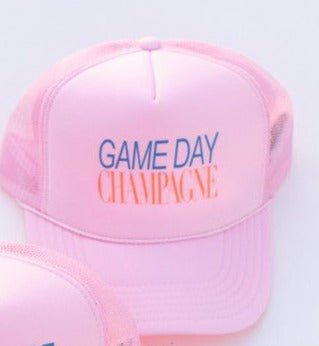 Game Day Champagne Trucker Hat - Pepper & Pearl Boutique