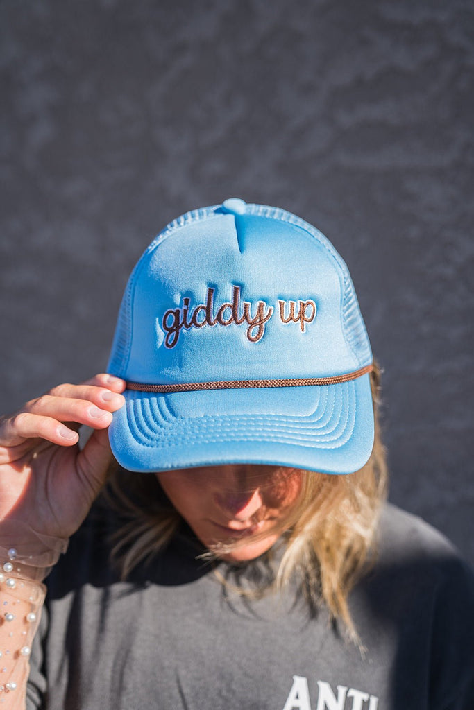 Giddy Up Trucker Hat - Pepper & Pearl Boutique