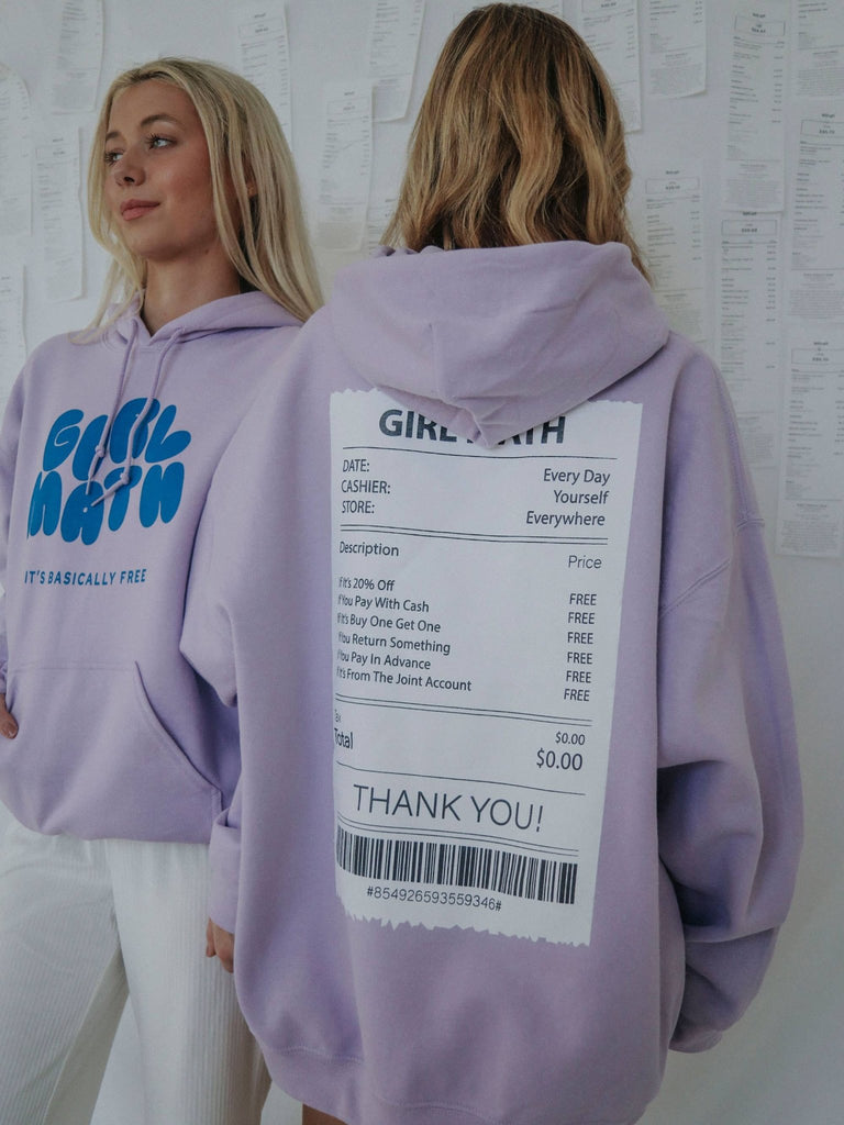 Girl Math Hoodie - Pepper & Pearl Boutique
