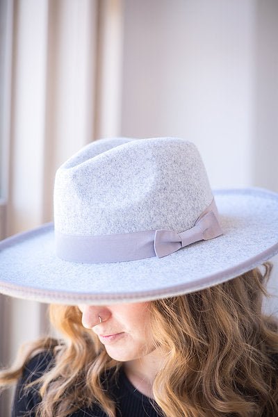 Heathered Felt Hat - Pepper & Pearl Boutique