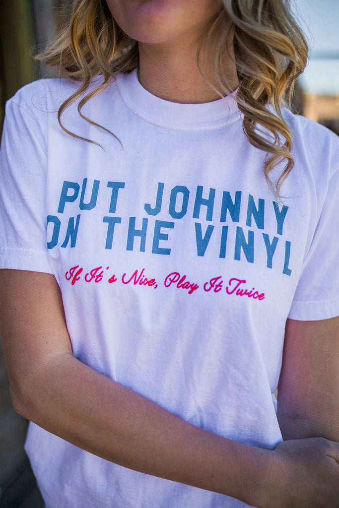 Johnny on the Vinyl T-Shirt - Pepper & Pearl Boutique