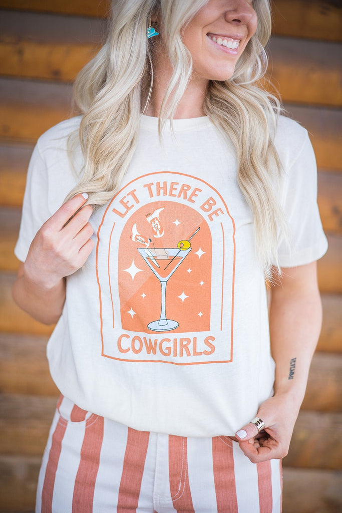 Let There Be Cowgirls Tee - Pepper & Pearl Boutique