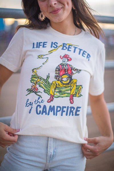 Life Is Better By The Campfire Tee - Pepper & Pearl Boutique