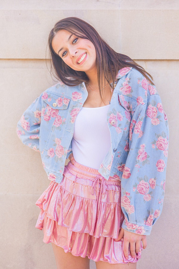 Pockets Full of Roses Jacket - Pepper & Pearl Boutique