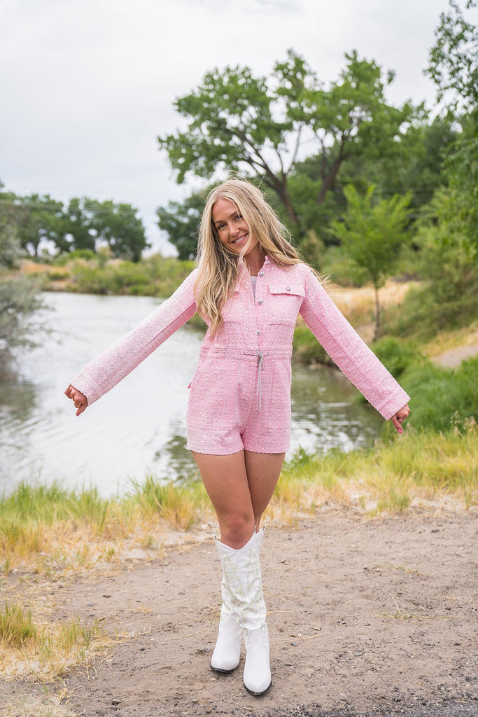 Queen of Sparkles Romper - Pepper & Pearl Boutique