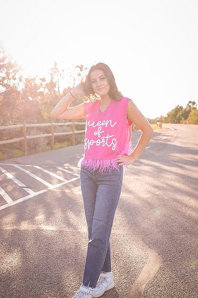 Queen Of Sports Knit Tank - Pepper & Pearl Boutique