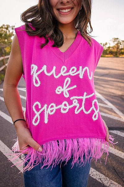 Queen Of Sports Knit Tank - Pepper & Pearl Boutique
