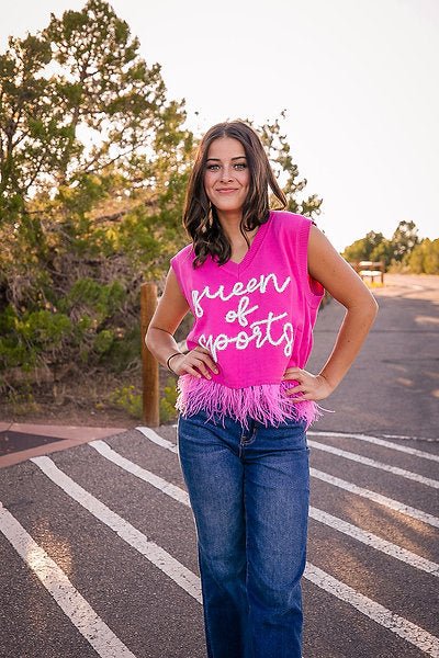 Queen Of Sports Knit Tank - Pepper & Pearl Boutique
