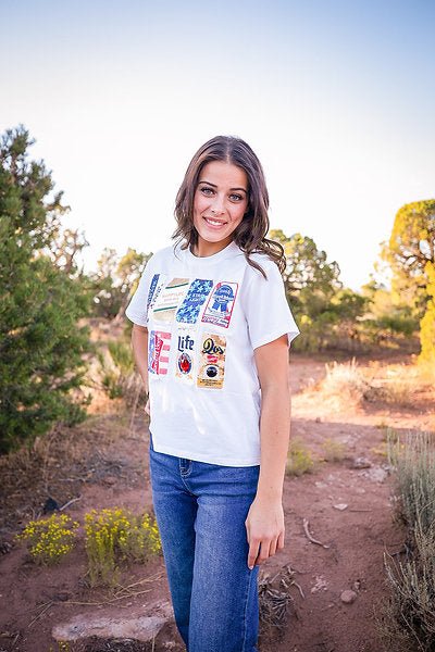 Sequin Beer Tee - Pepper & Pearl Boutique