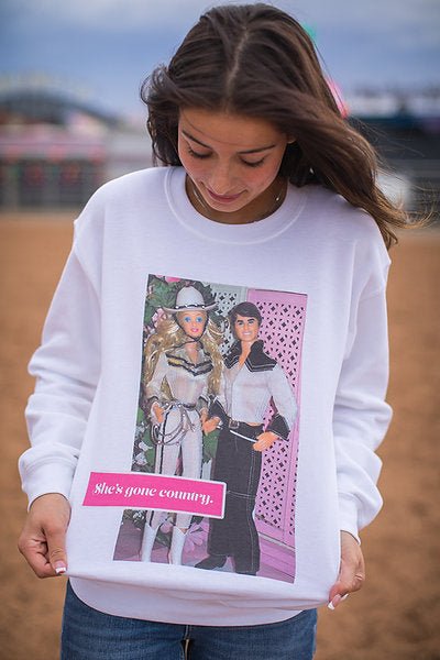 She's Gone Country Crewneck Sweatshirt - Pepper & Pearl Boutique