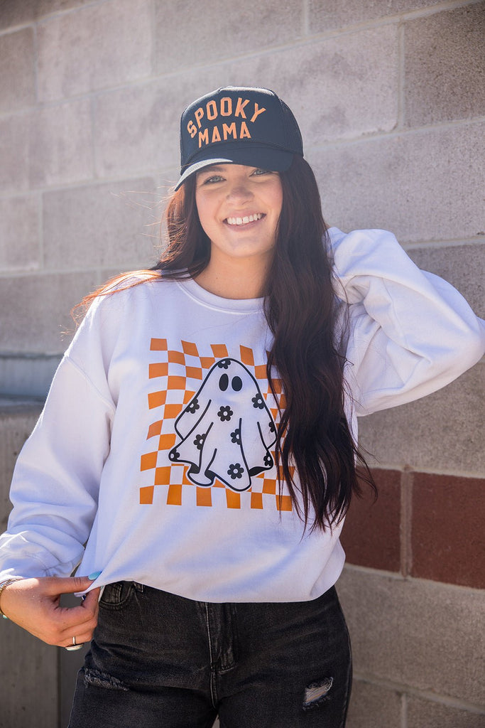 Spooky Mama Trucker Hat - Pepper & Pearl Boutique