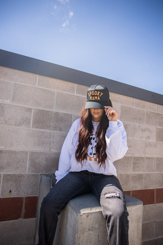Spooky Mama Trucker Hat - Pepper & Pearl Boutique