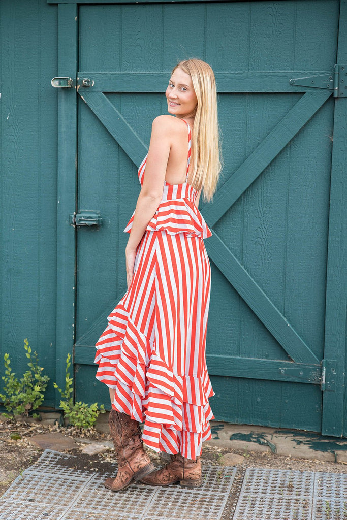 Stars & Stripes Midi Dress - Pepper & Pearl Boutique