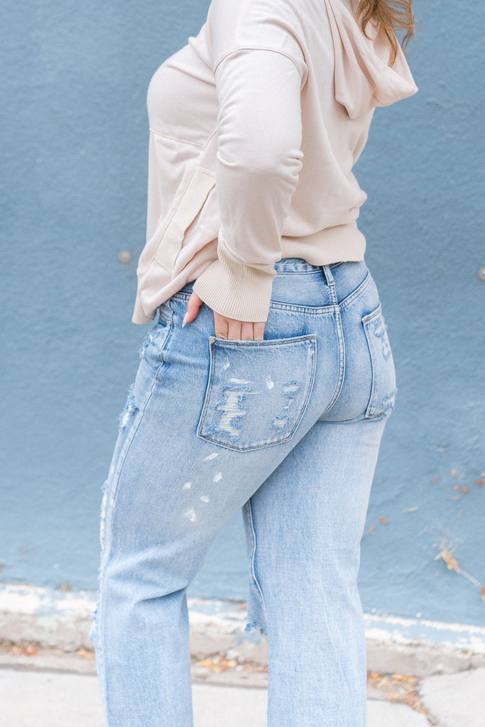 Sweet Thing Distressed Jeans - Pepper & Pearl Boutique