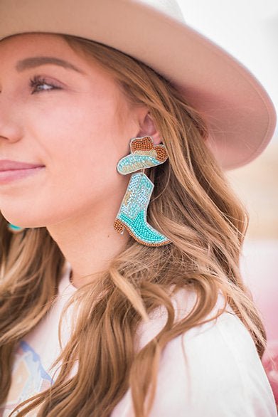 Take Me To The Rodeo Earrings - Pepper & Pearl Boutique