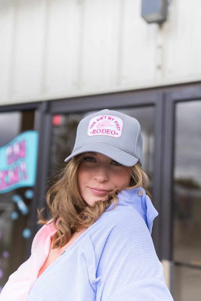 This 'Aint My First Rodeo Trucker Hat - Pepper & Pearl Boutique