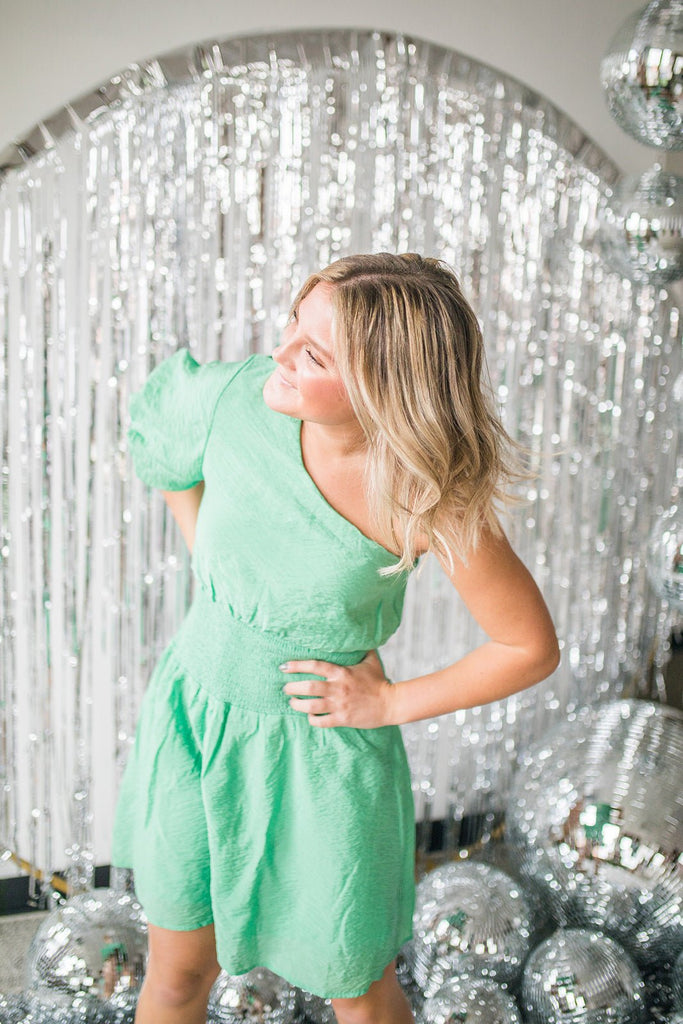 When I Call Your Name One Shoulder Dress - Pepper & Pearl Boutique