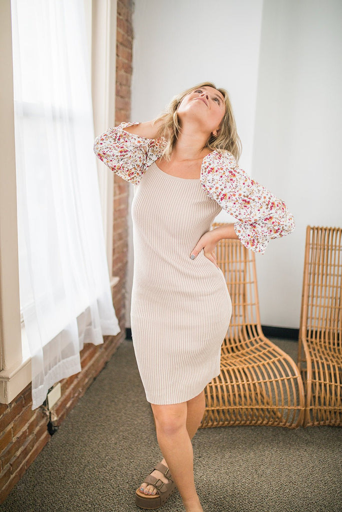 Wildwood Ribbed Dress - Pepper & Pearl Boutique